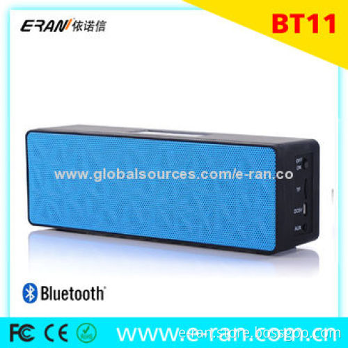 2014 ER-BT11 Bluetooth portable speaker, touch panel with micro SD card slot, for gifts
